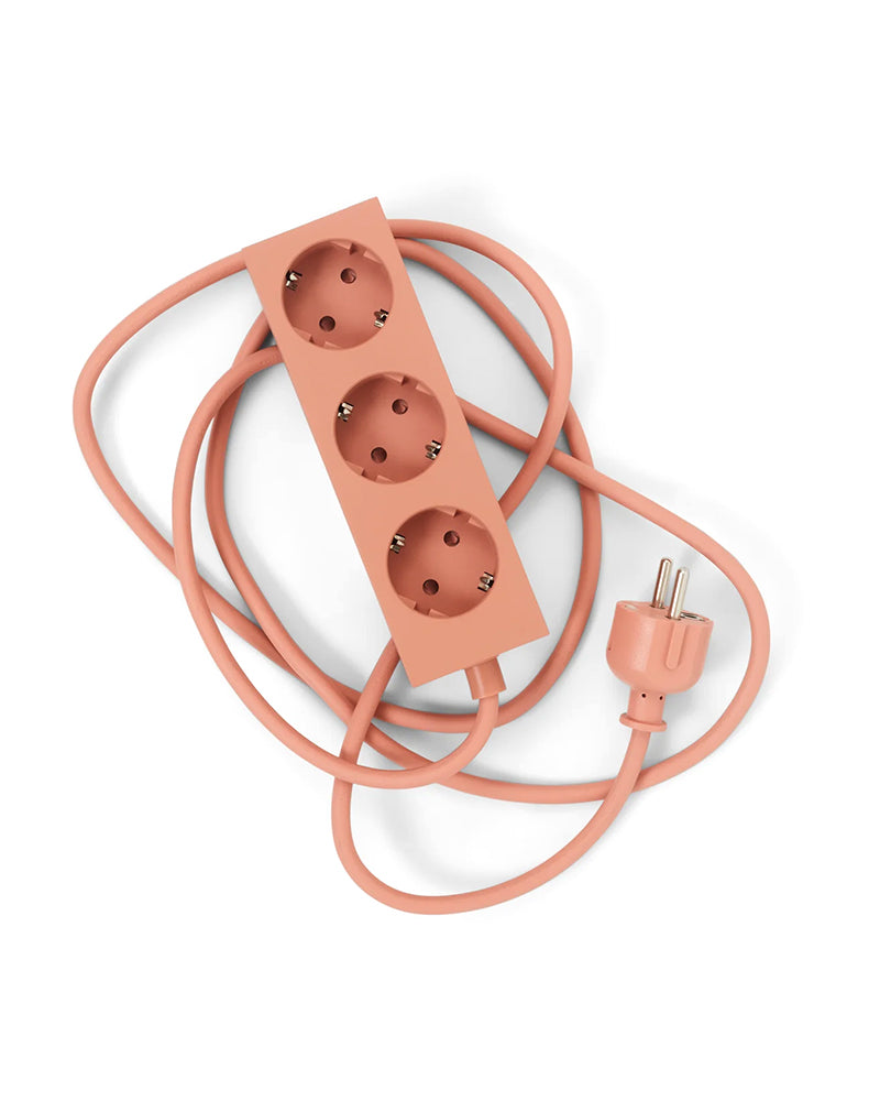 Power Bar Dusty Rose - Pink extension cord - 5 meters